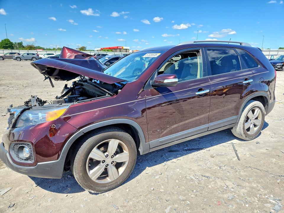 2012 Kia VIN 5XYKU3A60CG242674 COPART salvage auction — FRONT END, IL - SALVAGE CERTIFICATE, sold $400 on 2026-07-29 (photo 1)