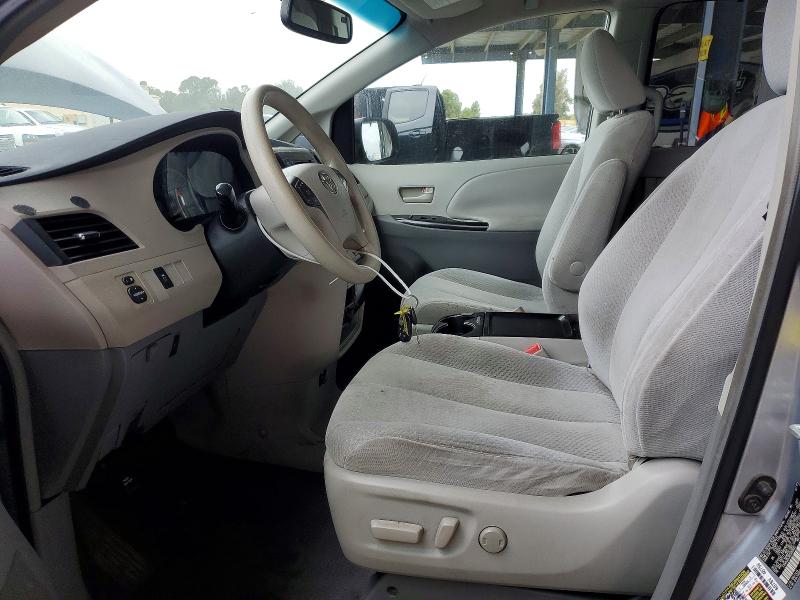 2011 Toyota Sienna VIN 5TDKK3DC0BS050695 COPART salvage auction — REAR END, Ca - Salvage Certificate, sold $1,100 on 2026-07-09 (photo 7)