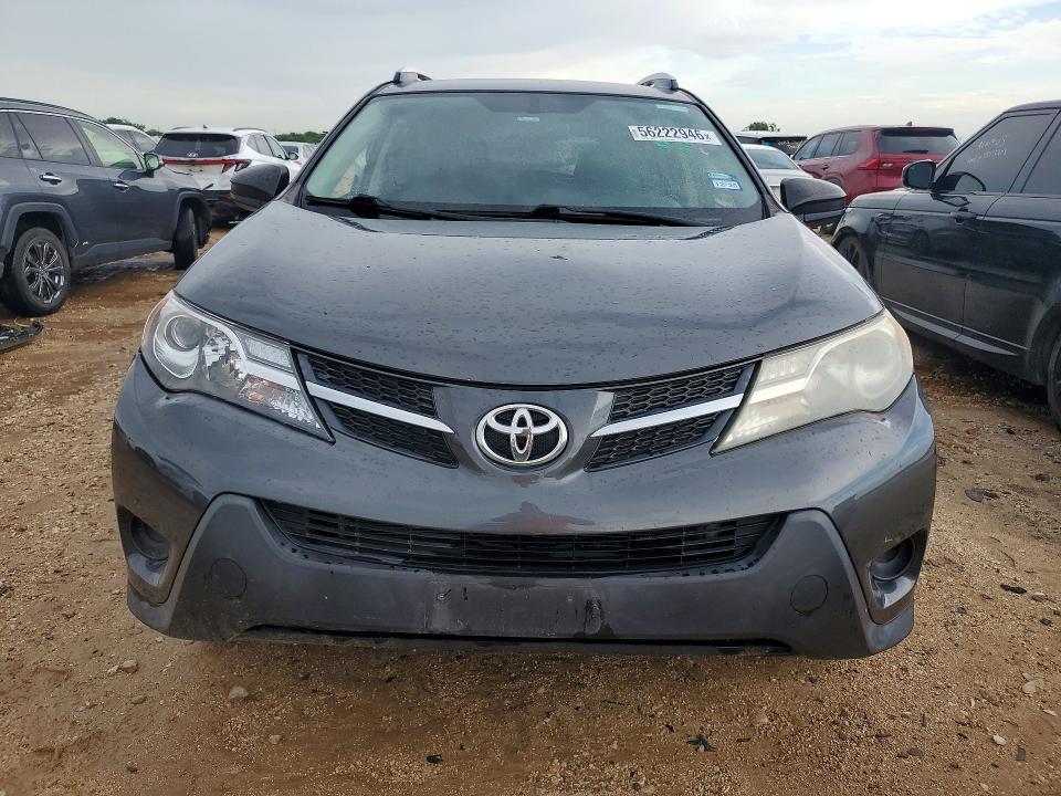 2014 Toyota Rav 4 VIN JTMZFREV1EJ016367 COPART salvage auction — REAR END, Tx - Salvage Vehicle Title, sold $3,750 on 2026-07-09 (photo 5)