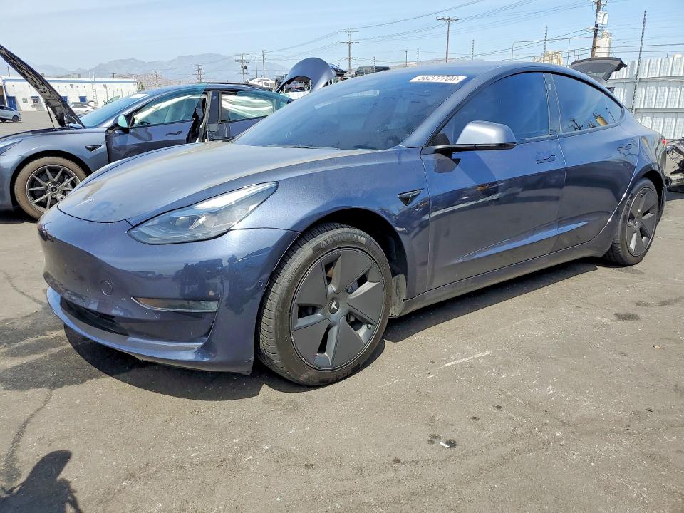 2022 Tesla Model 3 VIN 5YJ3E1EA5NF286149 COPART salvage auction — SIDE, Ca - Salvage Certificate, sold $6,000 on 2026-07-15 (photo 1)