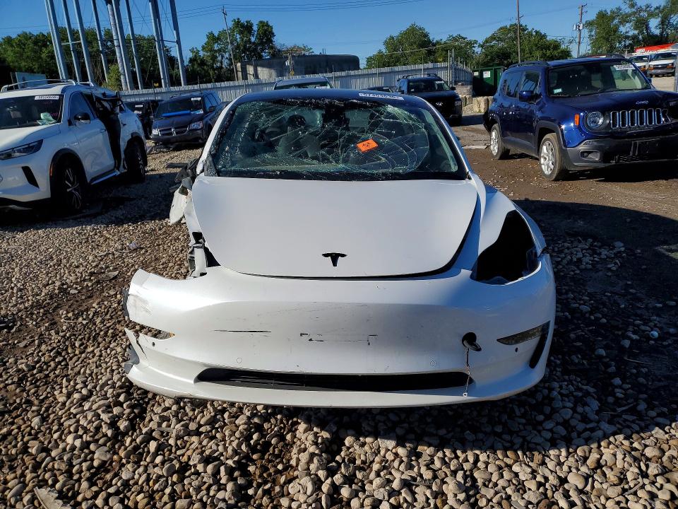 2022 Tesla Model 3 VIN 5YJ3E1EB0NF180541 COPART salvage auction — FRONT END, MD - CERTIFICATE OF TITLE, sold $1,850 on 2026-09-07 (photo 5)