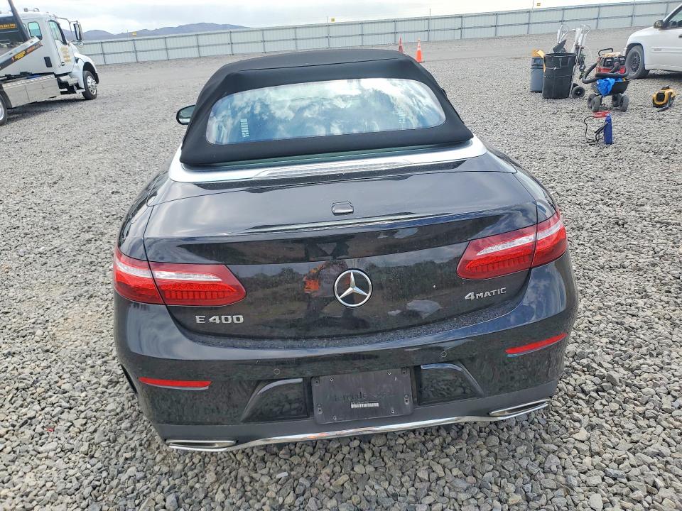 2018 Mercedes-benz E-klasse VIN WDD1K6GB8JF047452 COPART salvage auction — FRONT END, Nv - Salvage Title, sold $8,800 on 2026-07-30 (photo 6)