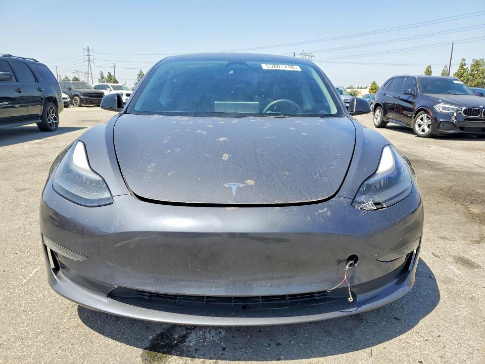 2023 Tesla VIN 5YJ3E1EB0PF392293 COPART salvage auction — REAR END, CA - SALVAGE CERTIFICATE, sold $6,300 on 2026-07-02 (photo 5)
