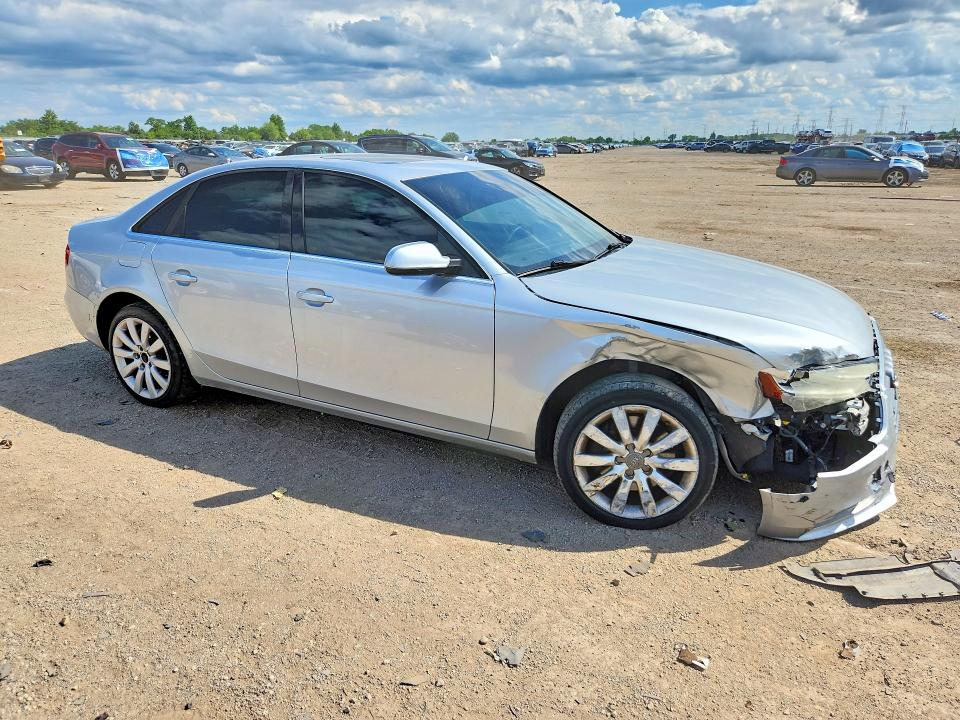 2013 Audi VIN WAUBFAFL1DN004028 COPART salvage auction — FRONT END, Il - Salvage Certificate, sold $450 on 2026-08-04 (photo 4)
