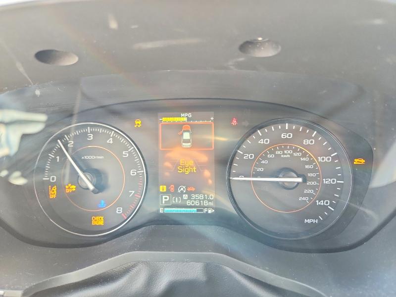 2022 Subaru VIN JF2GTAPC5N8201107 COPART salvage auction — FRONT END, IN - CERT OF TITLE-SALVAGE TITLE (P), sold $3,500 on 2026-07-27 (photo 9)
