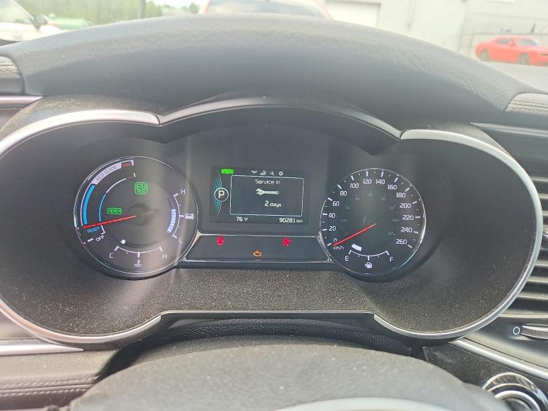 2014 Kia Optima hybrid VIN KNAGN4AD3E5077123 COPART salvage auction — FRONT END, On - Permit Salvage, sold $1,550 on 2026-07-07 (photo 9)