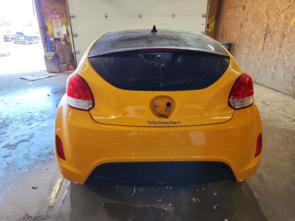 2012 Hyundai Veloster VIN KMHTC6AD2CU078667 COPART salvage auction — FRONT END, PA - CERTIFICATE OF SALVAGE, sold $350 on 2026-07-02 (photo 6)