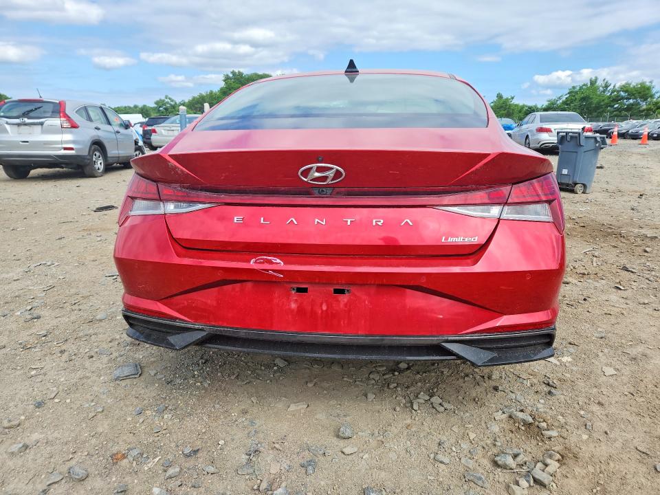 2021 Hyundai VIN 5NPLP4AG1MH037059 COPART salvage auction — FRONT END, Md - Cert Of Salvage > 75% Damage, sold $3,750 on 2026-07-07 (photo 6)