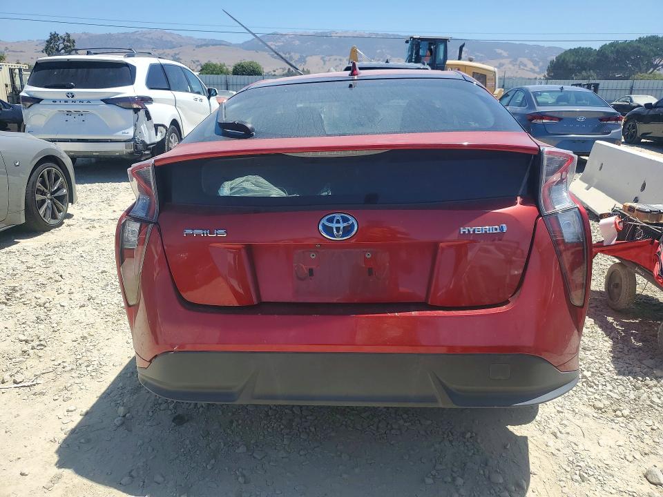 2016 Toyota Prius VIN JTDKARFU4G3507691 COPART salvage auction — UNDERCARRIAGE, Ca - Salvage Certificate, sold $3,250 on 2026-07-30 (photo 6)