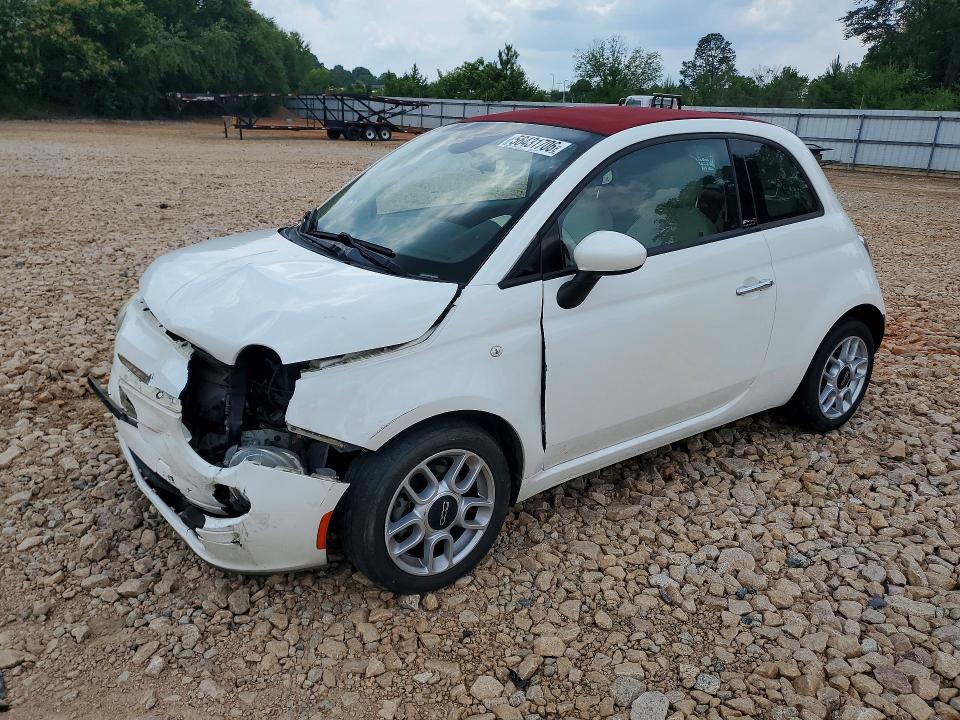 2015 Fiat 500 VIN 3C3CFFDR6FT545448 COPART salvage auction — FRONT END, Nc - Salvage Certificate Of Title, sold $450 on 2026-08-03 (photo 1)