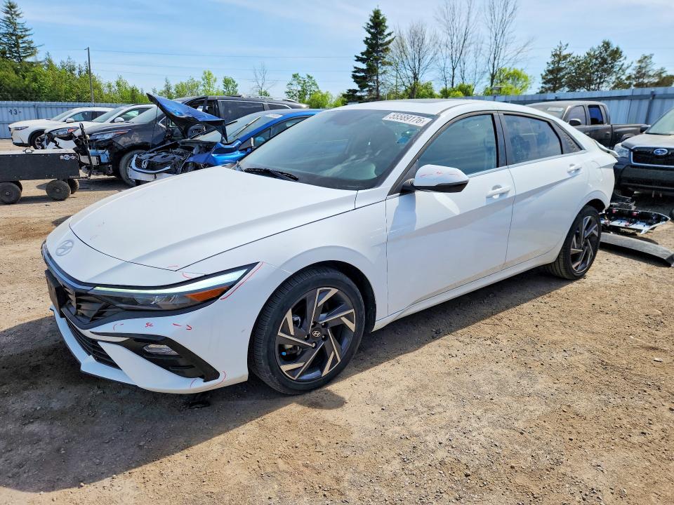 2025 Hyundai Elantra VIN KMHLN4DJ7SU179816 COPART salvage auction — REAR END, ON - PERMIT SALVAGE, sold $2,600 on 2026-07-21 (photo 1)