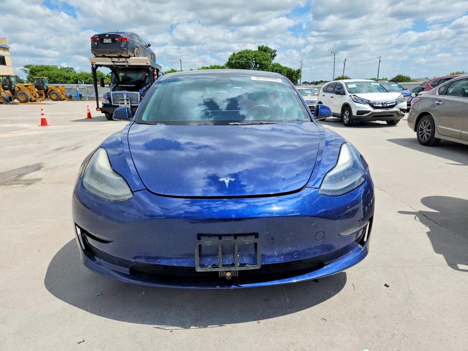 2022 Tesla VIN 5YJ3E1EAXNF186659 COPART salvage auction — FRONT END, Tx - Salvage Vehicle Title, sold $5,200 on 2026-07-23 (photo 5)