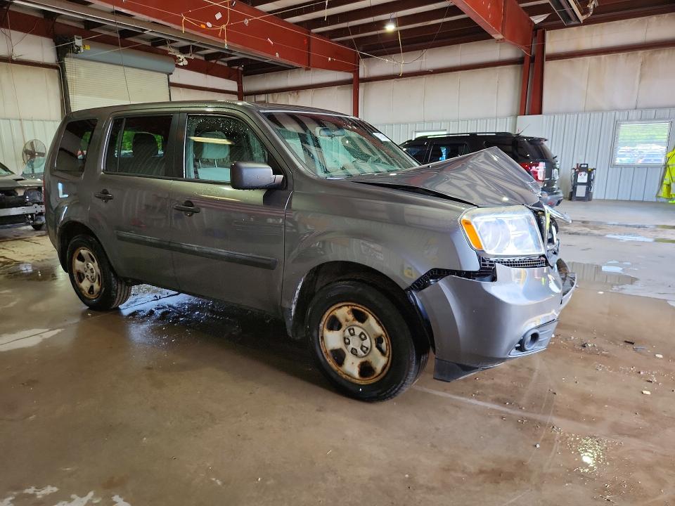 2013 Honda VIN 5FNYF4H23DB069433 COPART salvage auction — FRONT END, NY - MV-907A SALVAGE CERTIFICATE, sold $425 on 2026-07-06 (photo 4)
