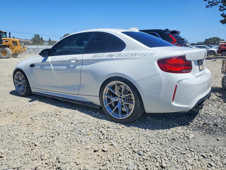 2021 BMW M2 VIN WBS2U7C07M7J69407 COPART salvage auction — UNDERCARRIAGE, CA - SALVAGE CERTIFICATE, sold $19,200 on 2026-07-28 (photo 2)