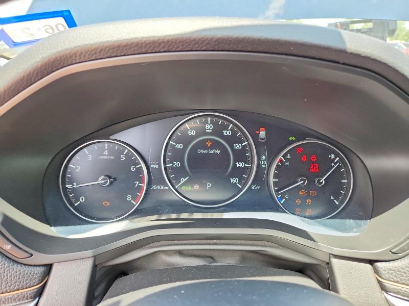 2025 Mazda Cx-90 VIN JM3KKBHD3S1240833 COPART salvage auction — FRONT END, TX - SALVAGE VEHICLE TITLE (P), sold $10,000 on 2026-07-17 (photo 9)