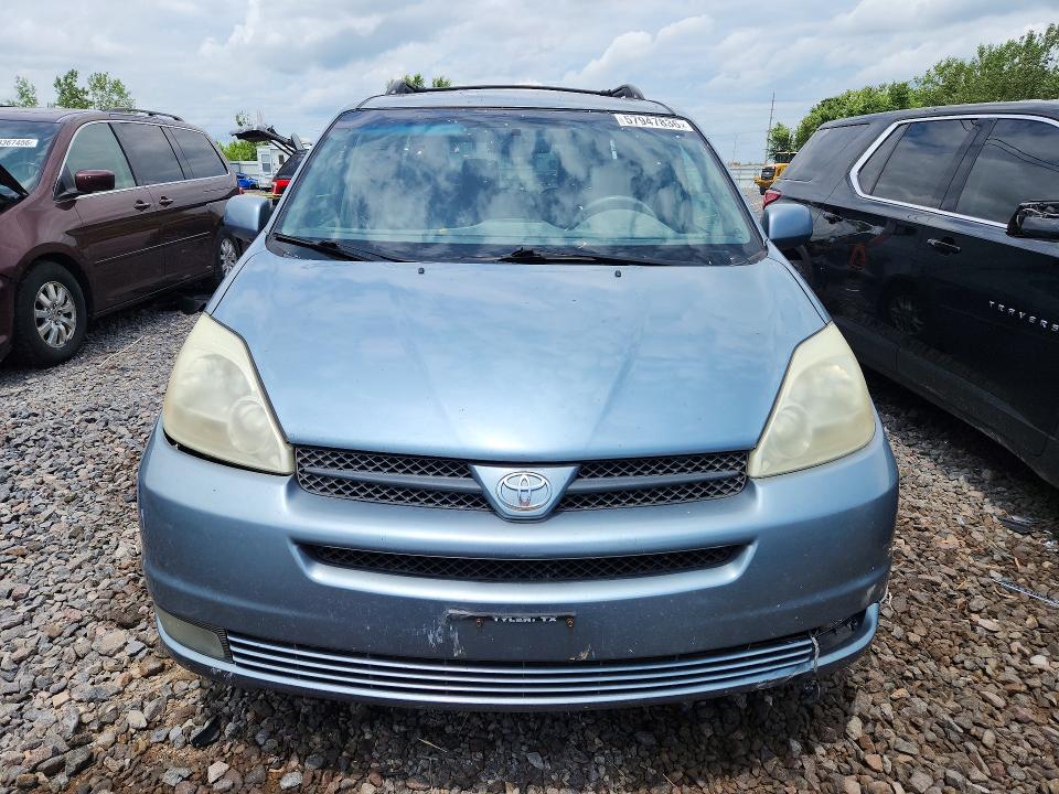 2005 Toyota Sienna VIN 5TDZA22C85S253661 COPART salvage auction — FRONT END, Ks - Certificate Of Title, sold $600 on 2026-07-06 (photo 5)