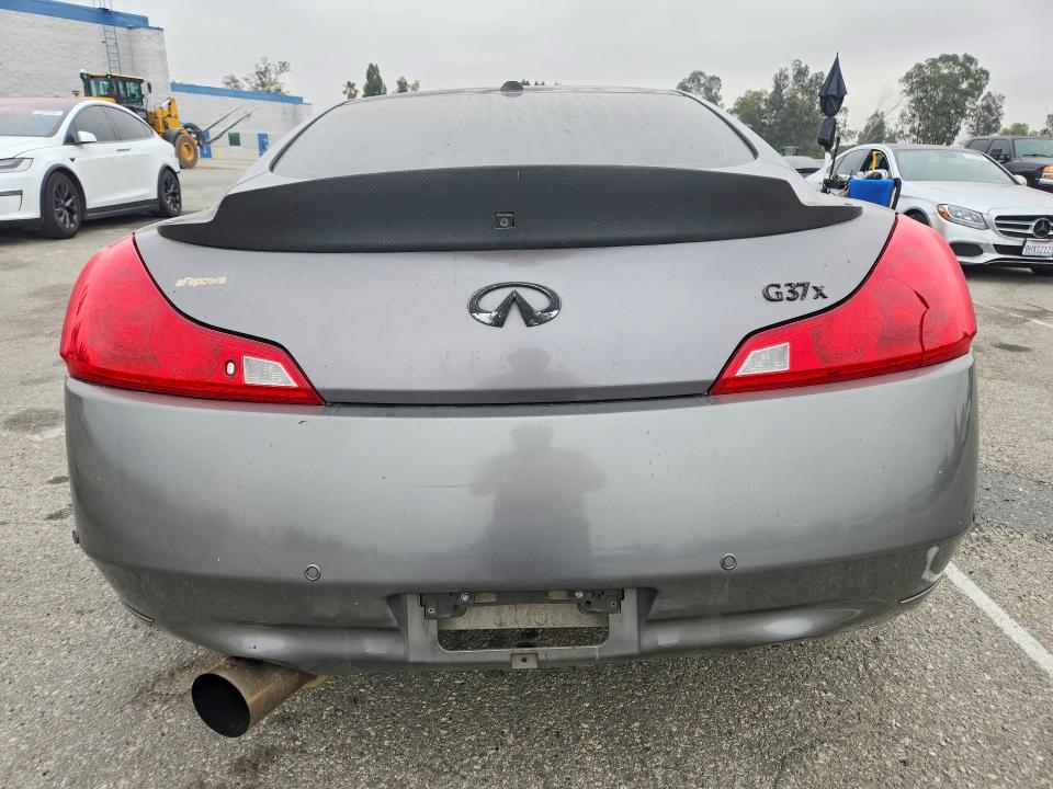 2011 Infiniti G37 VIN JN1CV6EL2BM262590 COPART salvage auction — ALL OVER, Ca - Salvage Certificate, sold $1,000 on 2026-07-07 (photo 6)