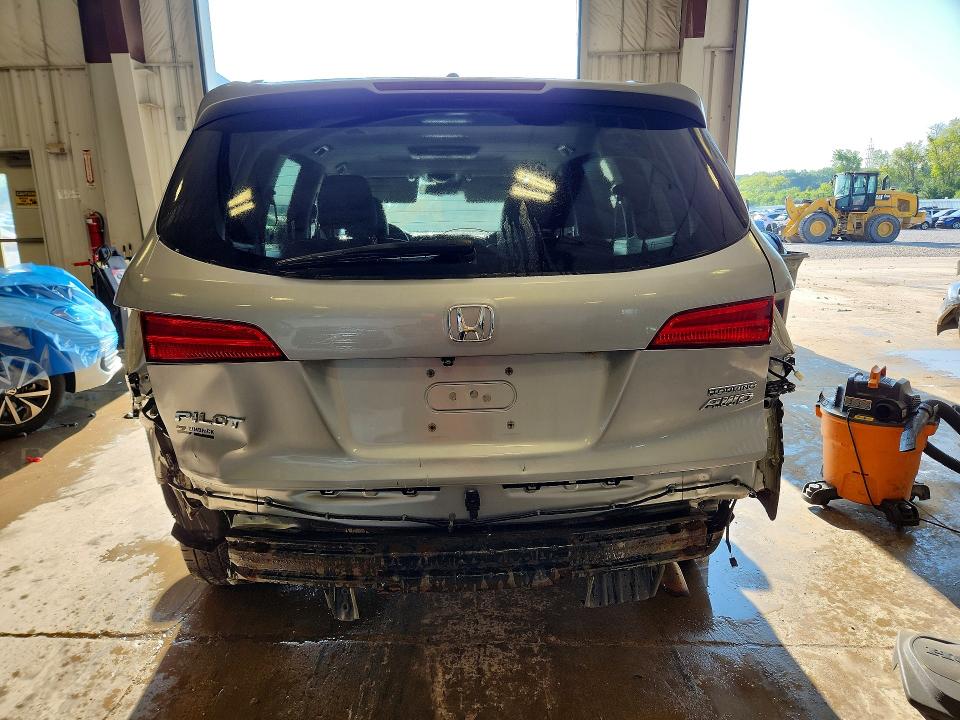 2016 Honda Pilot VIN 5FNYF6H90GB063134 COPART salvage auction — FRONT END, Il - Salvage Certificate, sold $2,000 on 2026-08-01 (photo 6)
