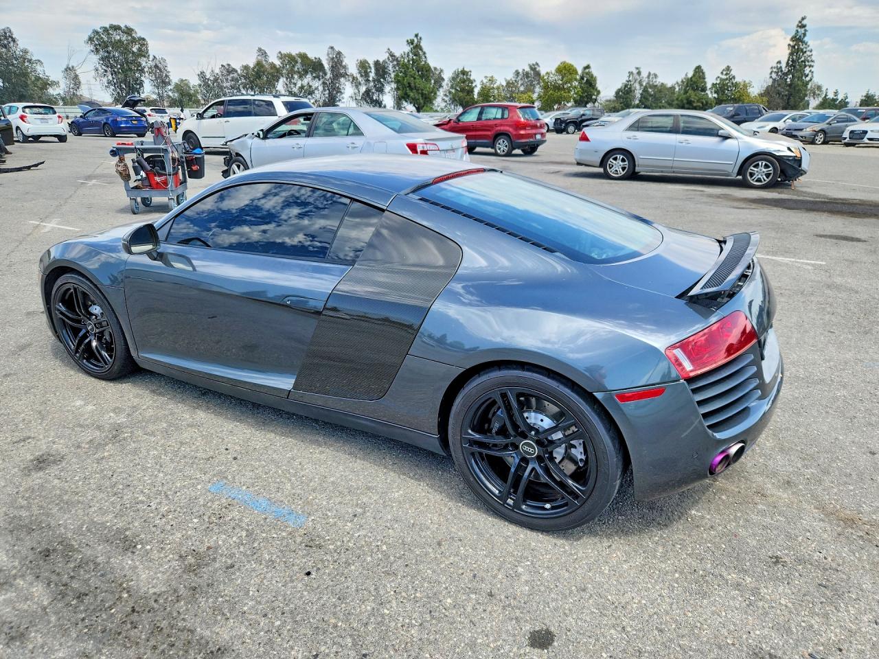 2011 Audi R8 VIN WUAAUAFG9BN001627 COPART salvage auction — Undercarriage, CA - SALVAGE CERTIFICATE, sold $30,500 on 2026-08-06 (photo 2)