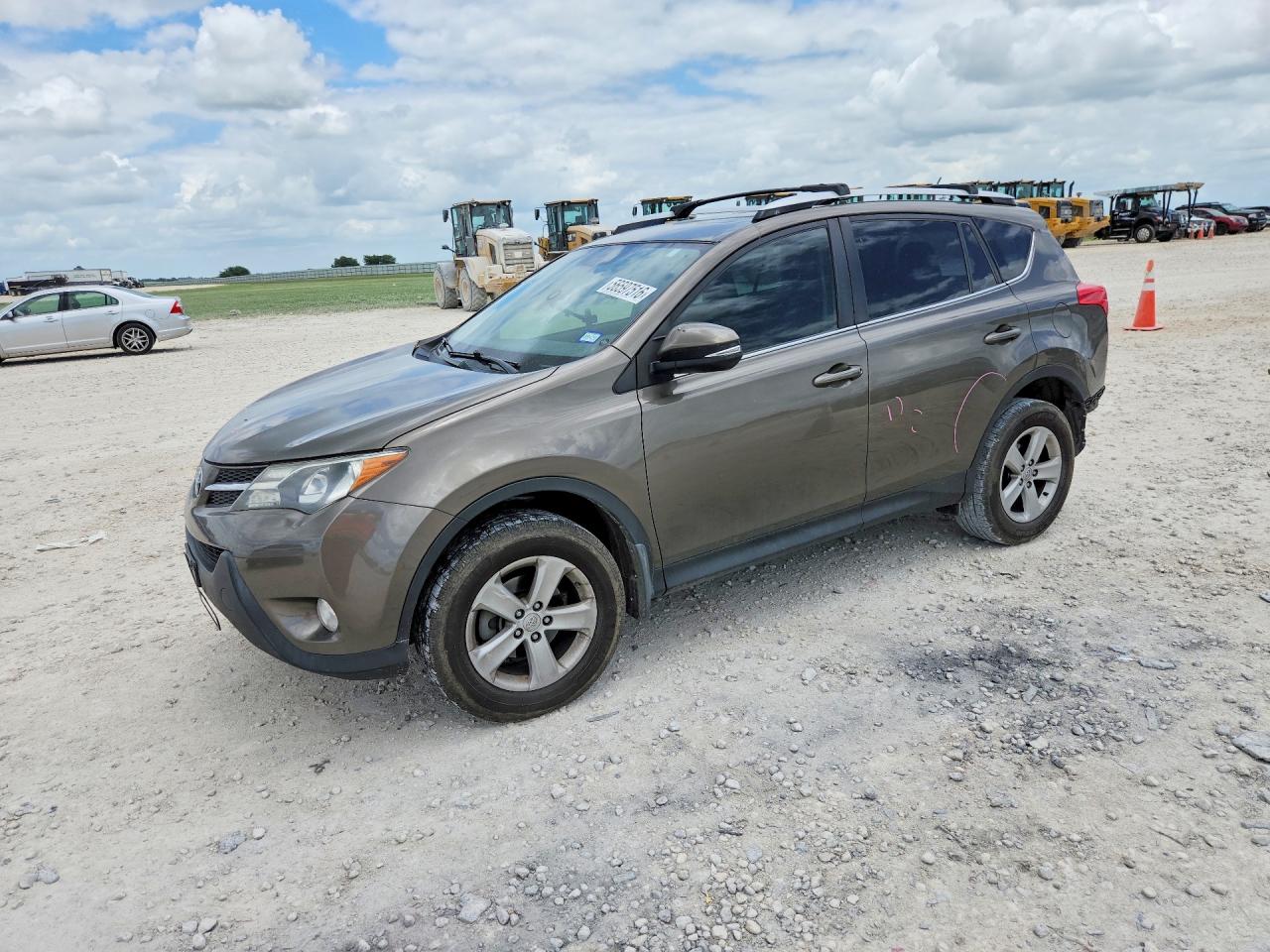 2013 Toyota RAV4 VIN JTMWFREV6D5017279 COPART salvage auction — Rear End, TX - SALVAGE VEHICLE TITLE, sold $4,300 on 2026-07-09 (photo 1)