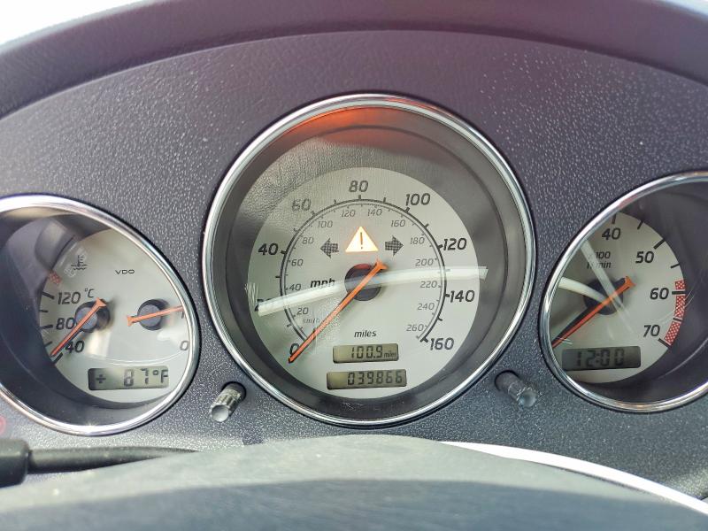 1999 Mercedes-benz Slk-class VIN WDBKK47F7XF098289 COPART salvage auction — HAIL, OH - CERTIFICATE OF TITLE, sold $475 on 2026-07-10 (photo 9)