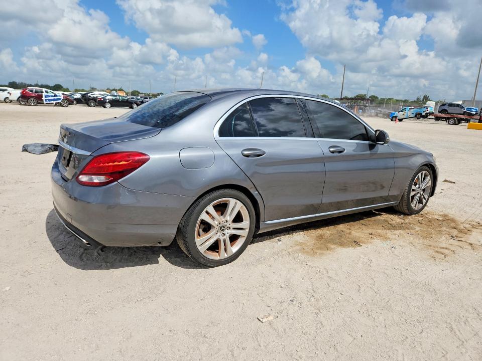 2018 Mercedes-benz C class VIN WDDWF4JB5JR415009 COPART salvage auction — FRONT END, FL - CERTIFICATE OF TITLE, sold $4,950 on 2026-07-14 (photo 3)