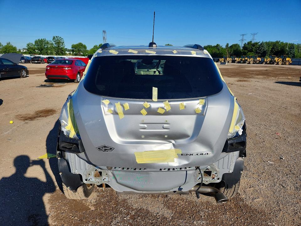 2019 Buick Encore VIN KL4CJASB5KB709085 COPART salvage auction — REAR END, Il - Salvage Certificate, sold $3,100 on 2026-07-21 (photo 6)