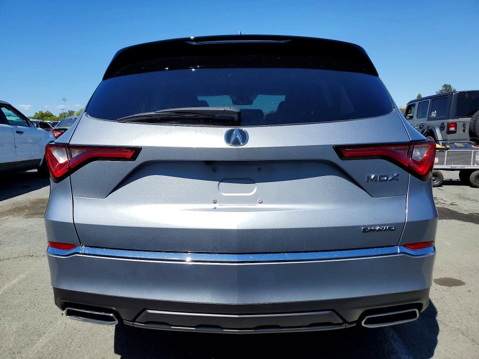 2023 Acura Mdx VIN 5J8YE1H39PL026955 COPART salvage auction — WATER/FLOOD, Ca - Non-Repairable Vehicle Cert, sold $14,600 on 2026-07-24 (photo 6)