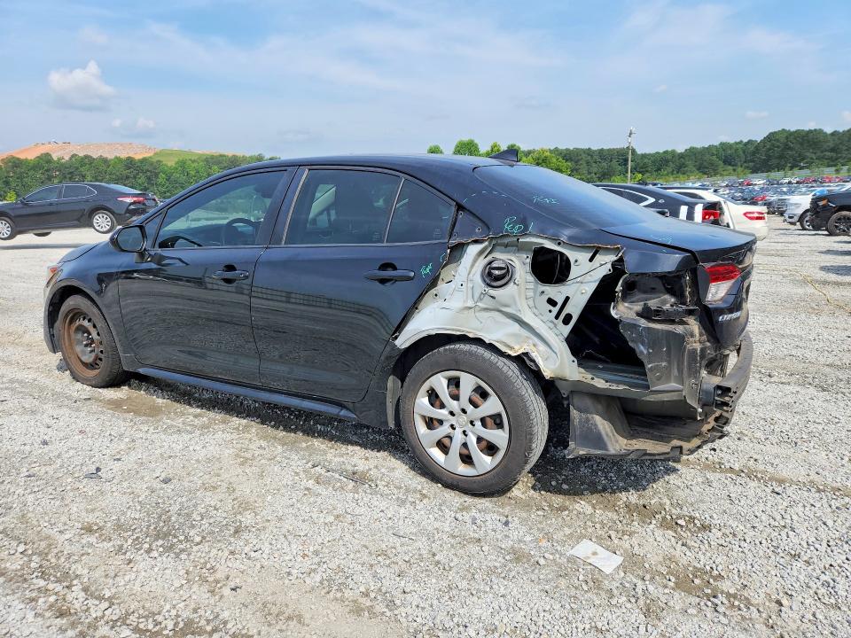 2020 Toyota Corolla VIN JTDEPRAE6LJ116768 COPART salvage auction — REAR END, Ga - Cert Of Title-Salvage, sold $1,000 on 2026-07-27 (photo 2)