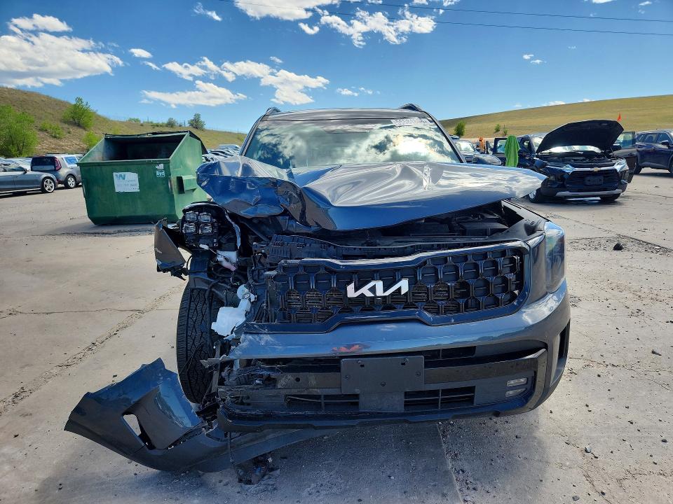 2024 Kia Telluride VIN 5XYP5DGC1RG436905 COPART salvage auction — FRONT END, Co - Salvage Title, sold $10,000 on 2026-07-25 (photo 5)