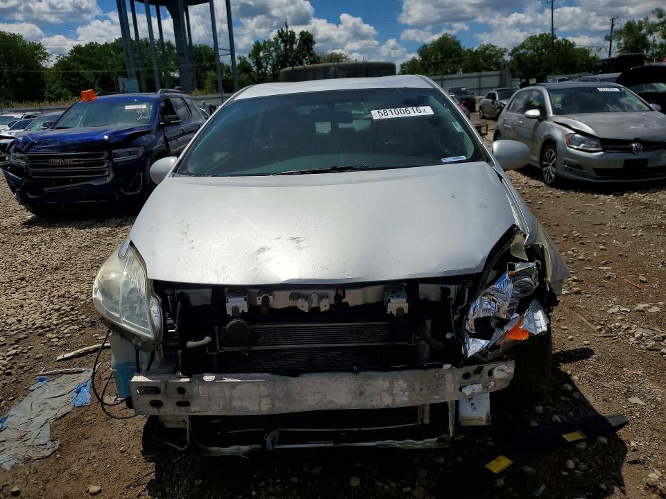 2014 Toyota Prius VIN JTDKN3DU8E1761840 COPART salvage auction — FRONT END, Il - Salvage Certificate, sold $600 on 2026-07-31 (photo 5)