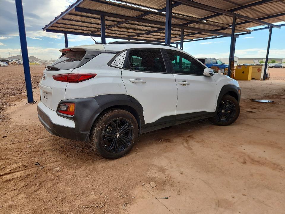 2021 Hyundai VIN KM8K22AA7MU657684 COPART salvage auction — FRONT END, Az - Cert Of Title - Salvage, sold $175 on 2026-07-28 (photo 3)
