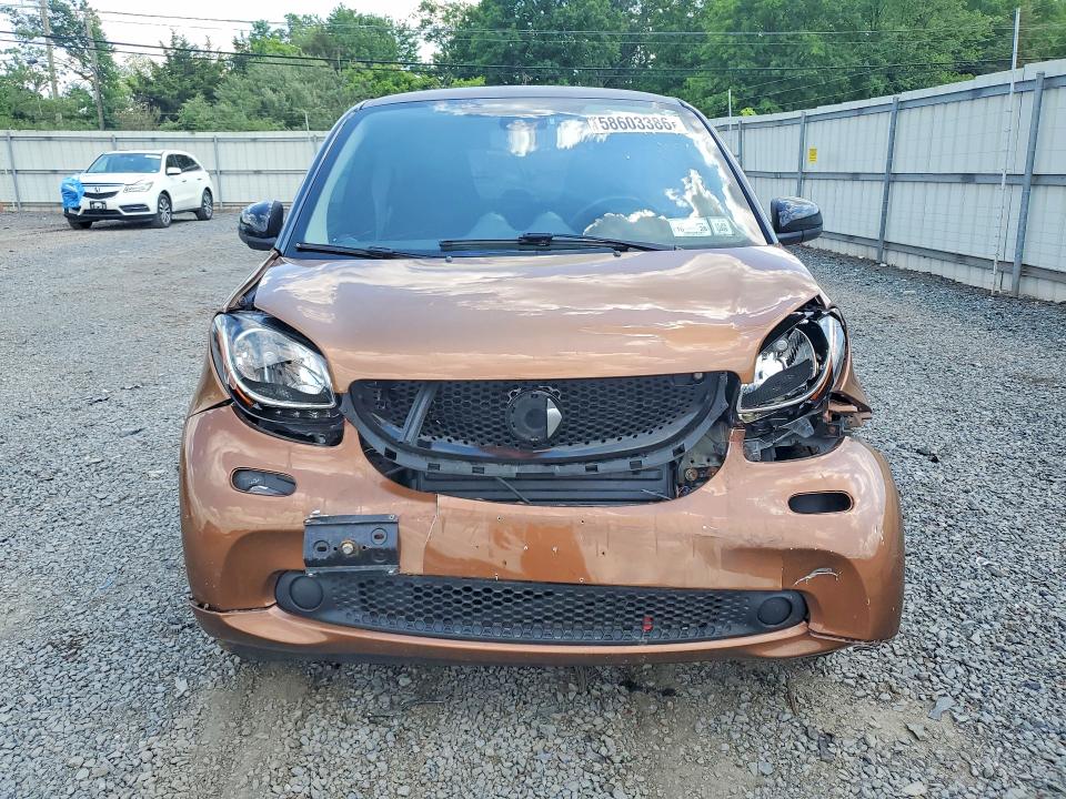 2016 Smart Fortwo VIN WMEFJ5DA2GK053841 COPART salvage auction — FRONT END, Ny - Mv-907A Salvage Certificate, sold $1,000 on 2026-07-07 (photo 5)