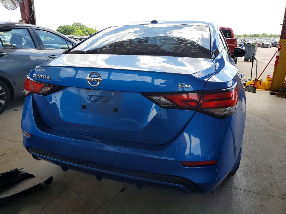 2021 Nissan Sentra VIN 3N1AB8CV2MY321637 COPART salvage auction — FRONT END, Tx - Certificate Of Title, sold $1,600 on 2026-07-07 (photo 6)