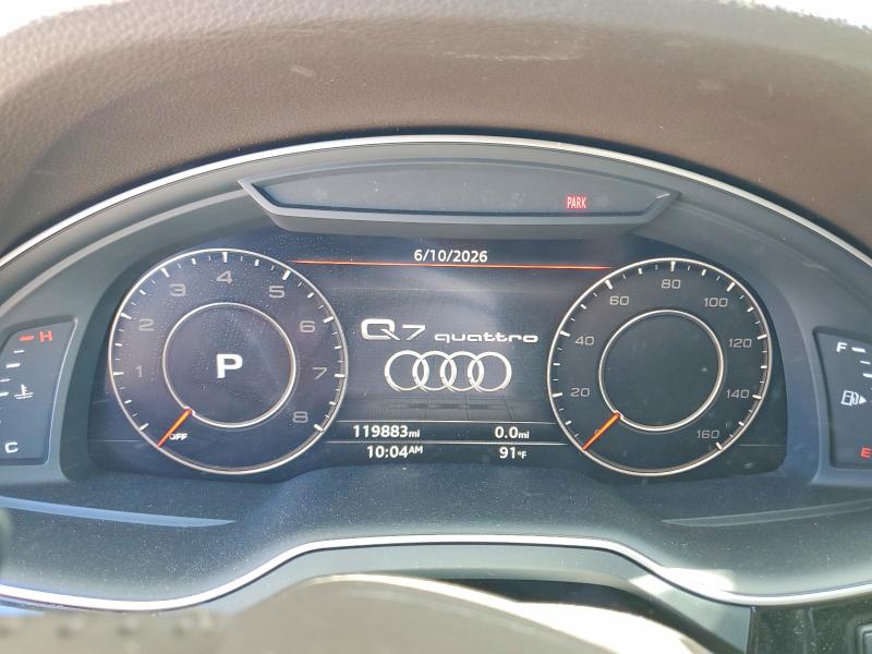 2019 Audi Q7 VIN WA1VAAF71KD036573 COPART salvage auction — SIDE, Az - Cert Of Title - Salvage, sold $5,700 on 2026-07-02 (photo 9)