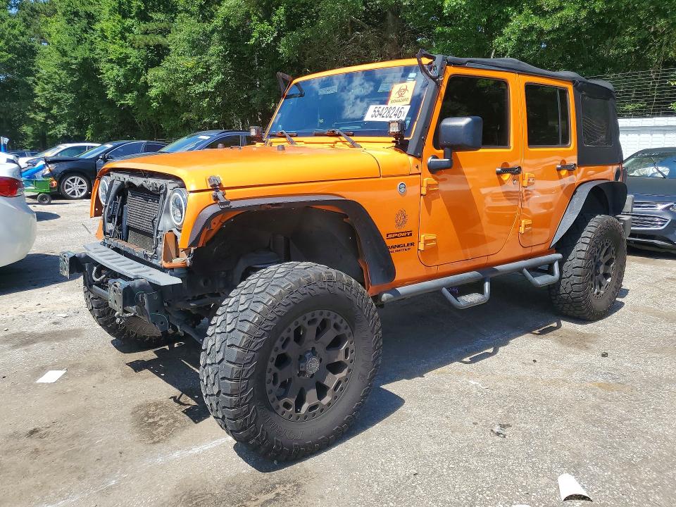 2012 Jeep Wrangler / VIN 1C4BJWDG0CL269148 COPART salvage auction — FRONT END, Ga - Cert Of Title-Salvage, sold $5,500 on 2026-07-10 (photo 1)