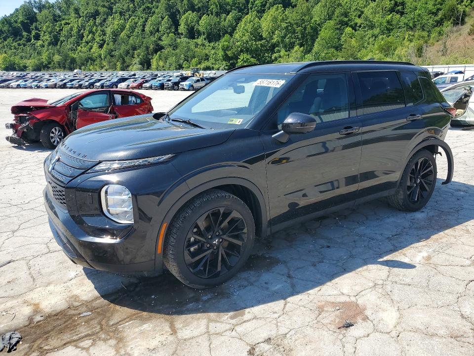 2024 Mitsubishi Outlander VIN JA4J4WA87RZ077662 COPART salvage auction — REAR END, Wv - Salvage Certificate, sold $14,100 on 2026-07-16 (photo 1)