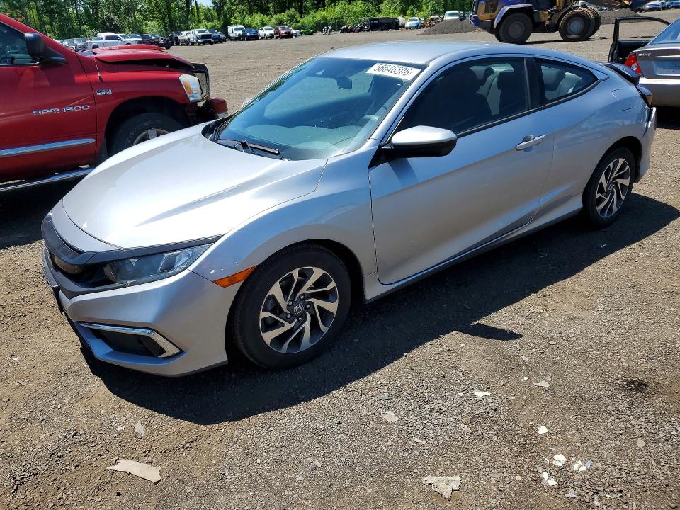 2019 Honda Civic VIN 2HGFC4B63KH300142 COPART salvage auction — REAR END, Ct - Cert Of Title-Salvage, sold $2,950 on 2026-07-02 (photo 1)