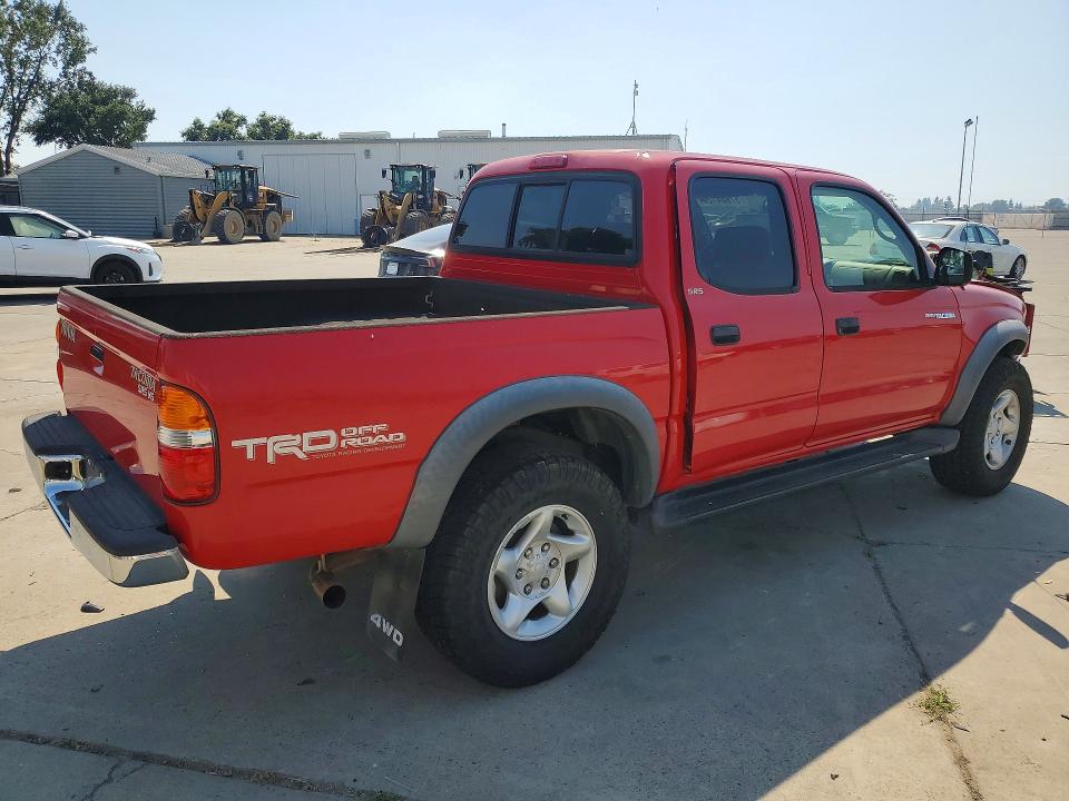 2004 Toyota Tacoma VIN 5TEHN72N84Z438194 COPART salvage auction — FRONT END, Ca - Salvage Certificate, sold $8,000 on 2026-08-24 (photo 3)