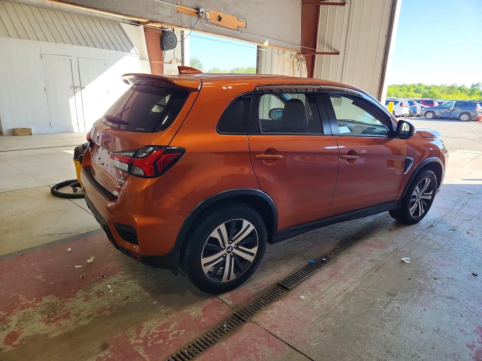 2022 Mitsubishi Outlander VIN JA4ARUAU9NU013164 COPART salvage auction — FRONT END, Pa - Certificate Of Salvage, sold $3,700 on 2026-07-13 (photo 3)