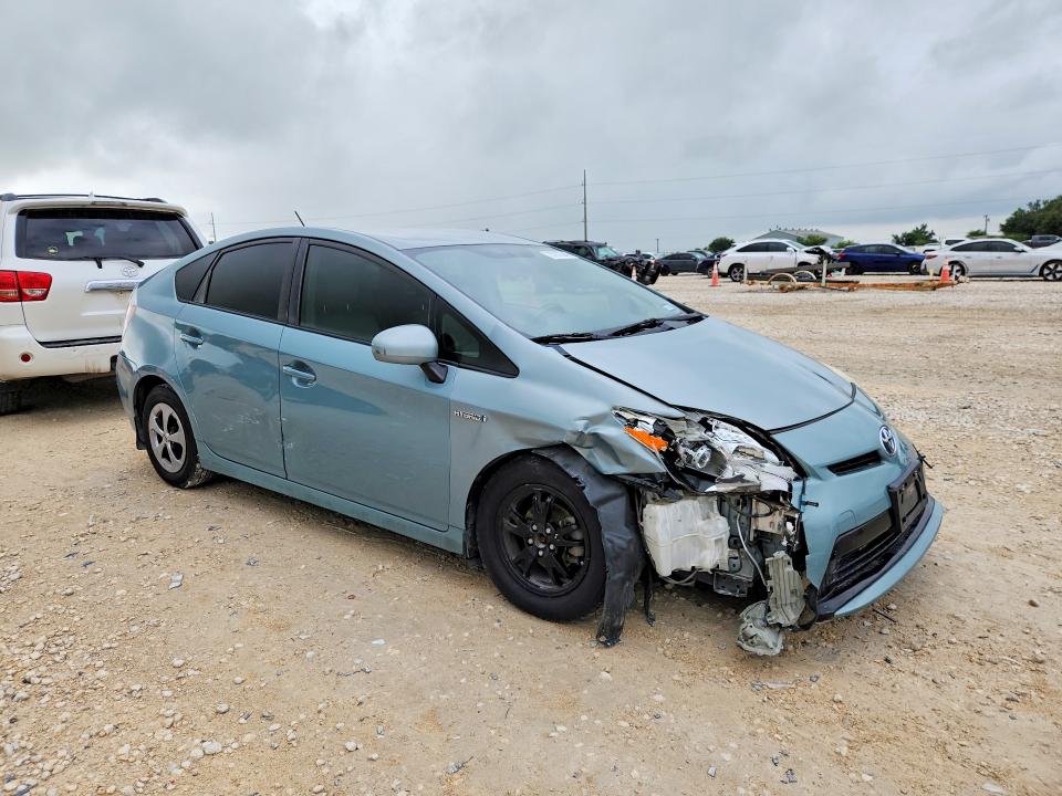2013 Toyota Prius VIN JTDKN3DU9D1633394 COPART salvage auction — FRONT END, Tx - Salvage Vehicle Title, sold $1,600 on 2026-07-16 (photo 4)