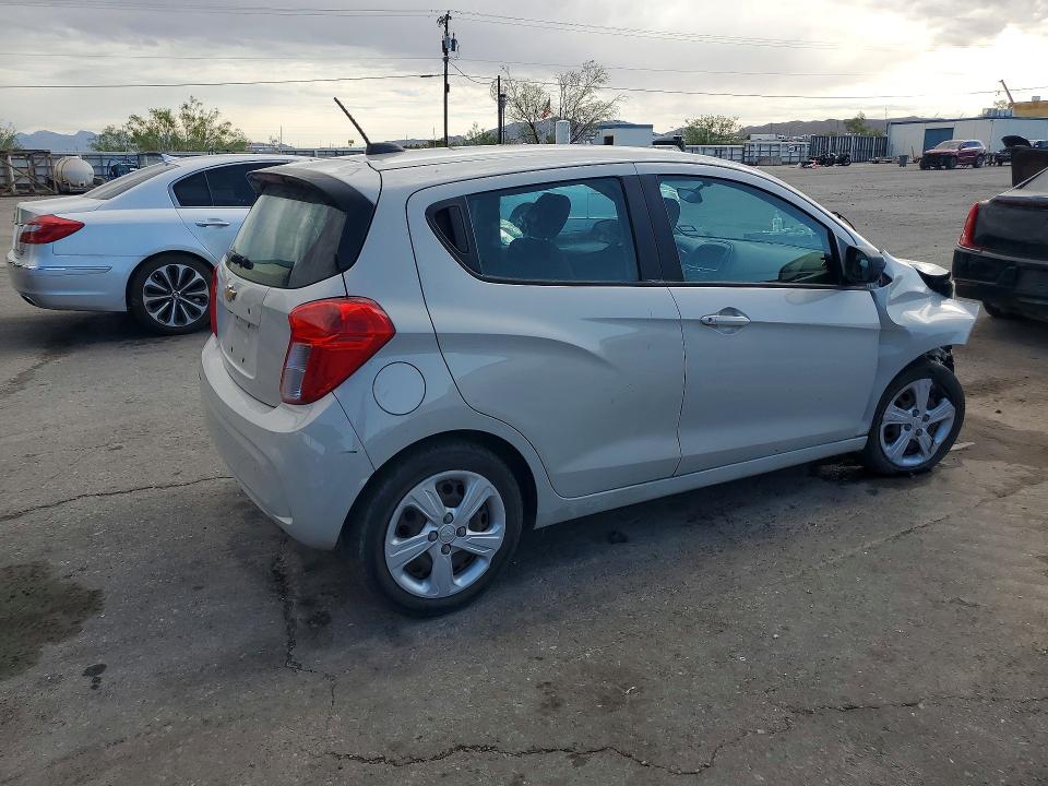 2019 Chevrolet Spark VIN KL8CB6SA4KC742430 COPART salvage auction — FRONT END, Tx - Salvage Vehicle Title, sold $1,400 on 2026-07-10 (photo 3)