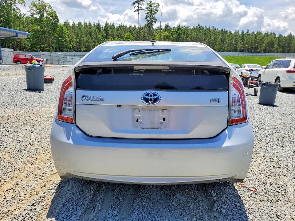 2012 Toyota Prius VIN JTDKN3DUXC0336221 COPART salvage auction — FRONT END, Nc - Salvage Certificate Of Title, sold $375 on 2026-07-16 (photo 6)