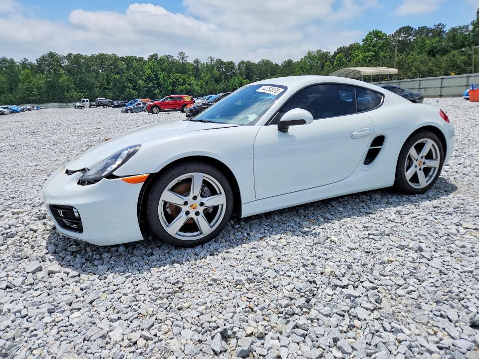 2016 Porsche Cayman VIN WP0AA2A85GK170130 — COPART salvage auction photo