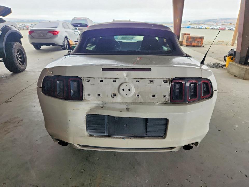 2013 Ford Mustang VIN 1ZVBP8EM1D5224690 COPART salvage auction — REAR END, Ca - Salvage Certificate, sold $1,200 on 2026-07-02 (photo 6)