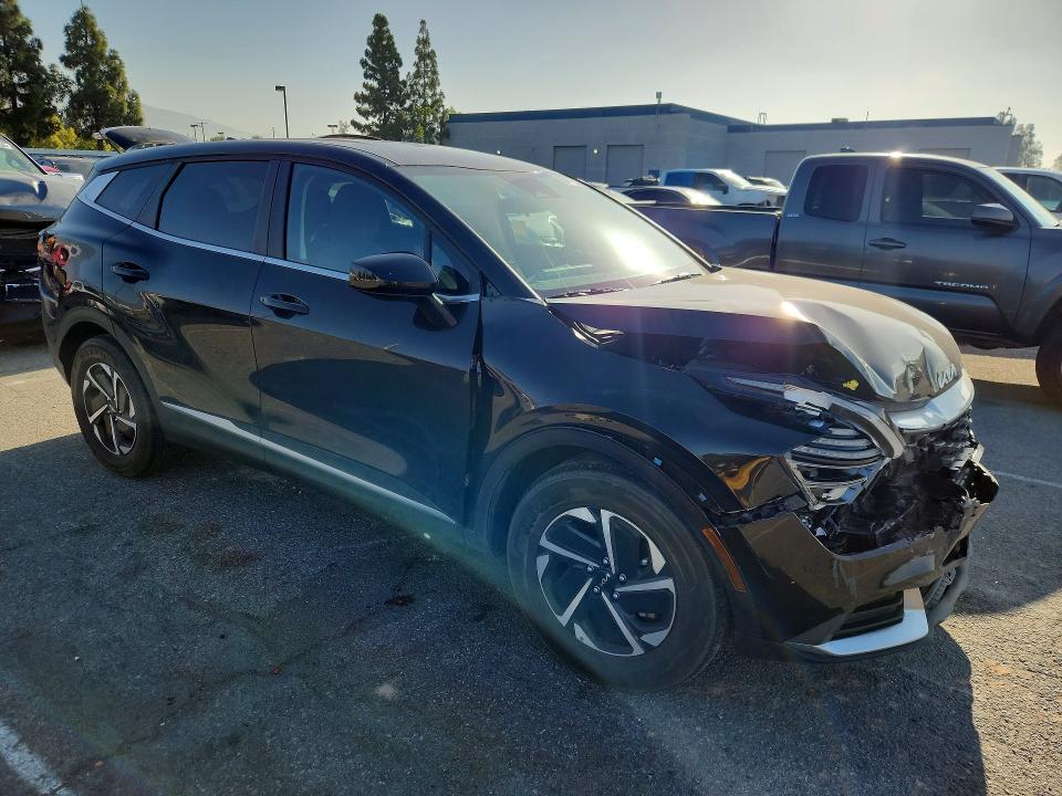 2024 Kia Sportage VIN KNDPU3DGXR7170513 COPART salvage auction — FRONT END, Ca - Salvage Certificate, sold $5,400 on 2026-07-30 (photo 4)