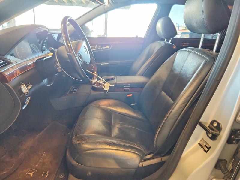 2007 Mercedes-benz S-klasse VIN WDDNG71X87A074783 COPART salvage auction — VANDALISM, Ca - Salvage Certificate, sold $675 on 2026-07-02 (photo 7)