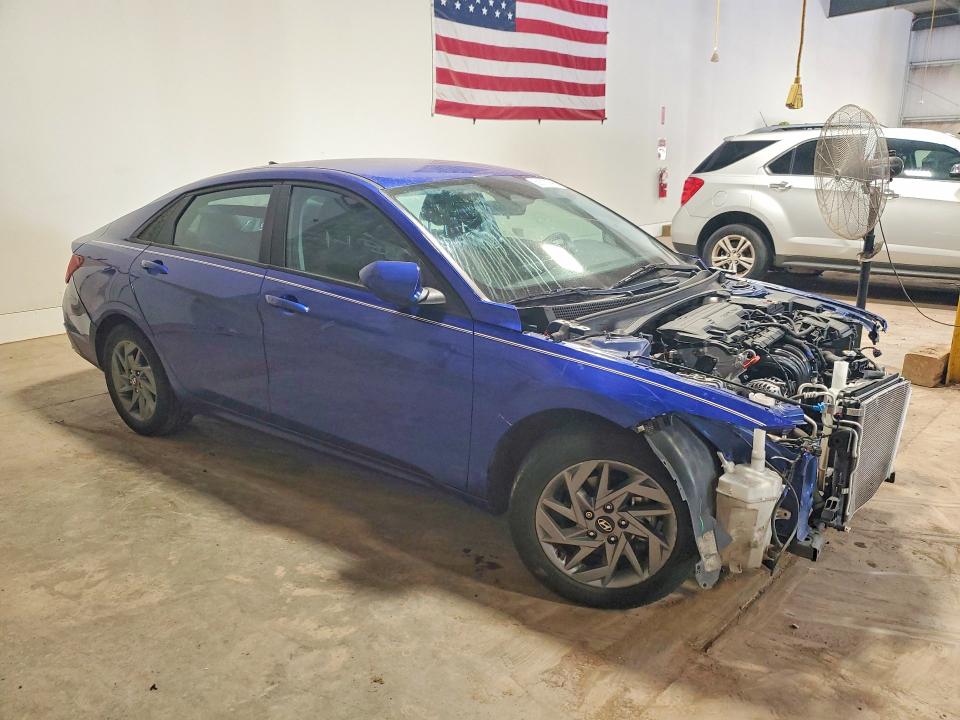 2024 Hyundai Elantra VIN KMHLM4DG2RU813759 COPART salvage auction — FRONT END, Pa - Certificate Of Salvage, sold $4,300 on 2026-07-29 (photo 4)