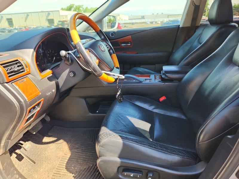 2010 Lexus Rx 350 VIN 2T2BK1BA3AC066186 COPART salvage auction — SIDE, CT - CERT OF TITLE-PARTS ONLY SALVA, sold $2,600 on 2026-07-10 (photo 7)