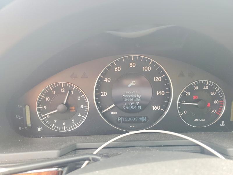 2003 Mercedes-benz E-klasse VIN WDBUF65J53A199550 COPART salvage auction — VANDALISM, Sc - Cert Of Title-Salvage, sold $175 on 2026-07-24 (photo 9)
